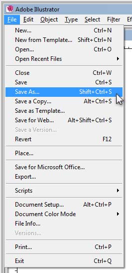 Illustrator Form Tut - Saving Your Document Illustrator Form Tut - Saving Your Document