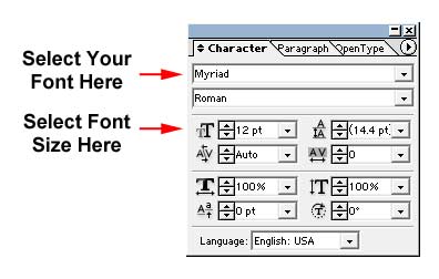 Illustrator Form Tut - Change Font and Size Illustrator Form Tut - Change Font and Size