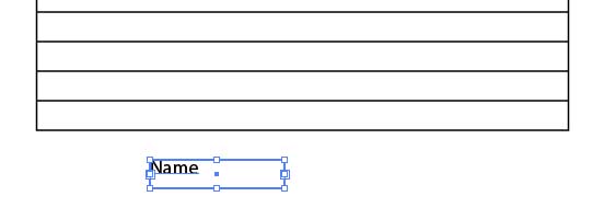 Illustrator Form Tut - Text Box for "Name" Illustrator Form Tut - Text Box for "Name"