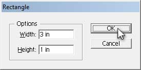 Illustrator Form Tut - Create a 3" x 1" Rectangle Illustrator Form Tut - Create a 3" x 1" Rectangle
