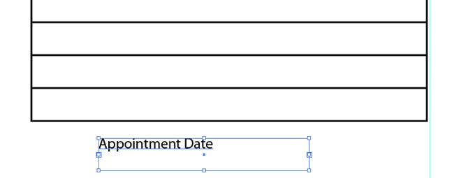 Illustrator Form Tut - Create First Text Box for Job Details Illustrator Form Tut - Create First Text Box for Job Details