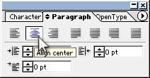 Illustrator Form Tut - Align Center "Description of Work" Illustrator Form Tut - Align Center "Description of Work"