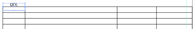 Illustrator Form Tut - Create Text Box for "Qty." Illustrator Form Tut - Create Text Box for "Qty."