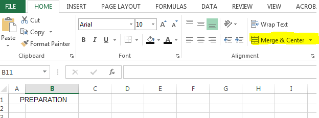 What is merge and center in excel - brogawer