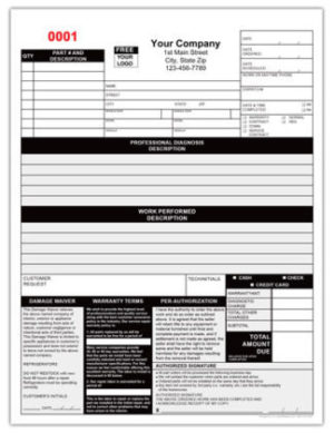 Appliance Invoice Form