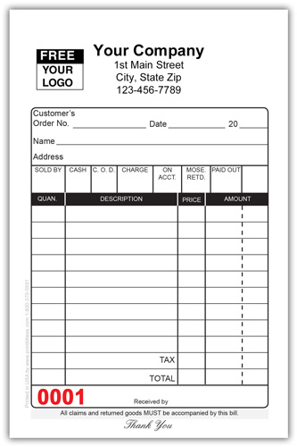 Auto Repair Business Invoice Form