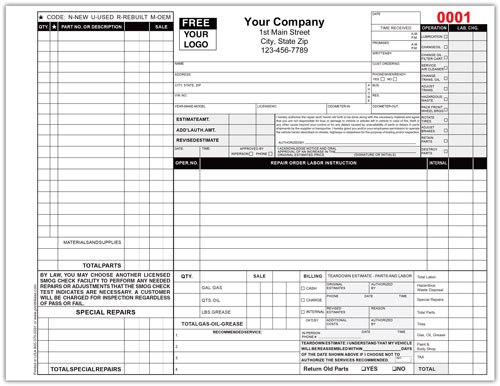 California Smog Estimate Form