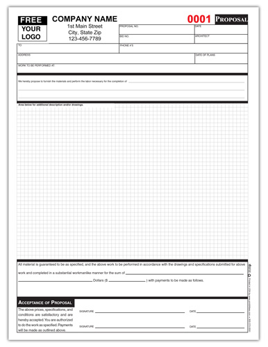 Contractor Proposal Form