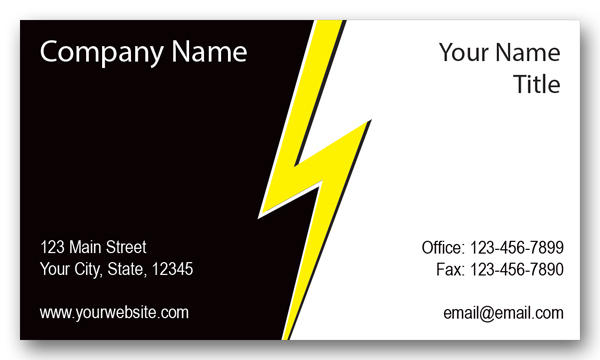 Electrical Company Business Cards