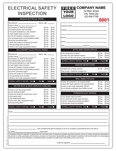 Electrical Safety Inspection Form