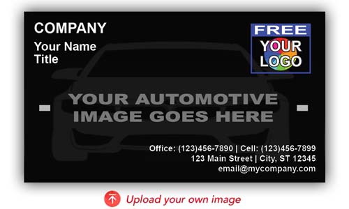 Business Card with AUDI Vehicle