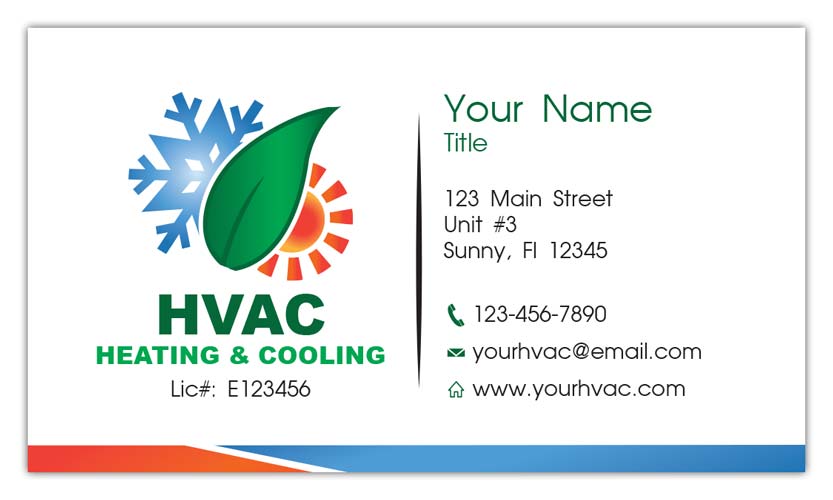 Green Energy HVAC Business Card