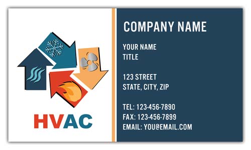 Heating and Cooling Business Card