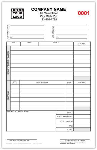 HVAC Service Form