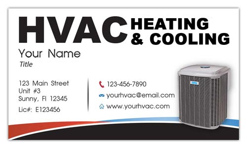 HVAC Unit Business Card