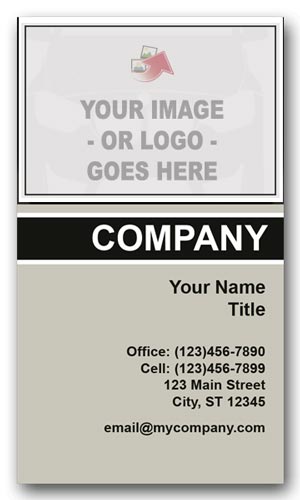 Business Card with Infiniti Car
