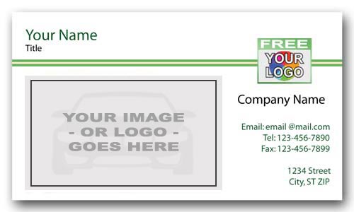 Land Rover SUV Business Card Simple