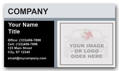 Land Rover Auto Sales Business Card
