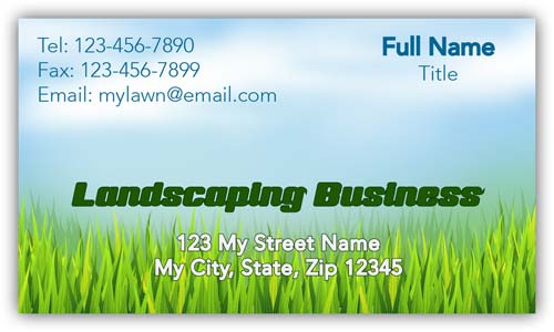 Landscaping Business Card