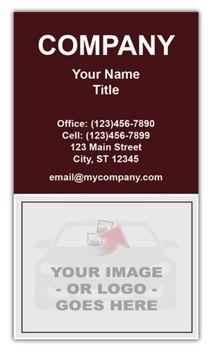 Red Lexus Business Card
