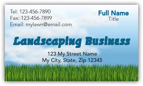 Landscaping Business Card