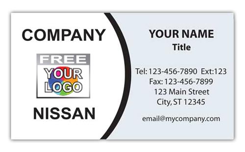 Nissan Business Card with Logo