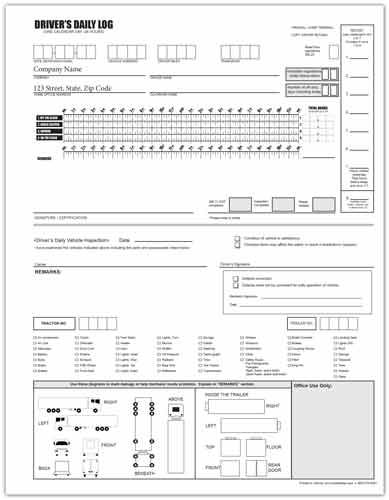 Drivers Daily Log - Standard