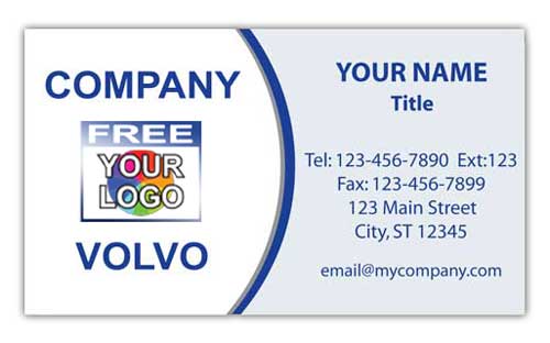 Business Card for Volvo Dealerships