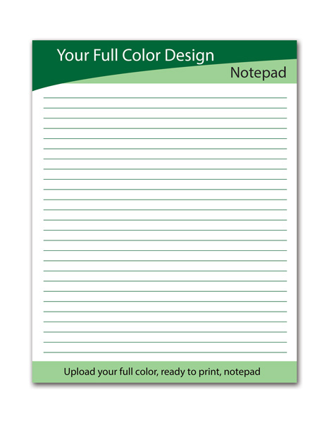 Full Color Notepads - Small