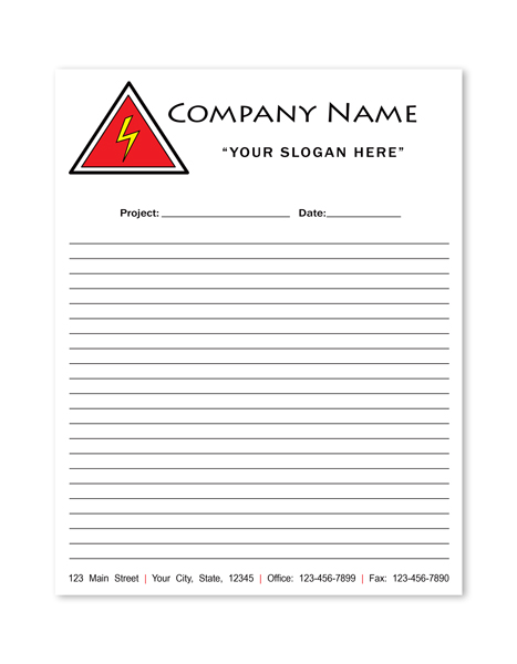 Electrical Company Notepad-Small