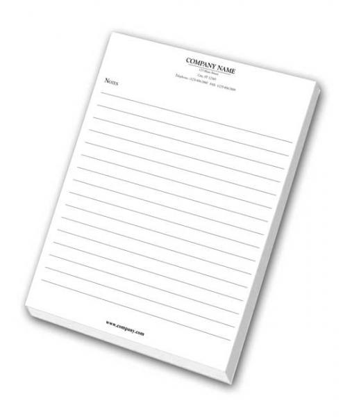 Note Pads (25 pages per pad)