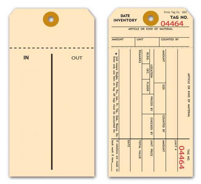 Repair - Inventory Tag Repair - Inventory Tag