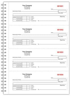 Custom Printed Receipt Books | Custom Receipt | Customized Invoice Book ...