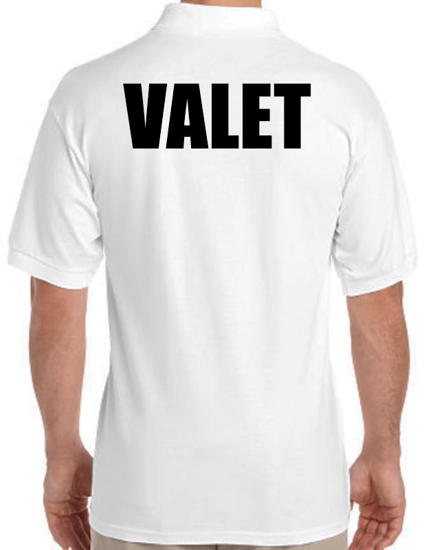 valet-polo-custom-printed back imprint