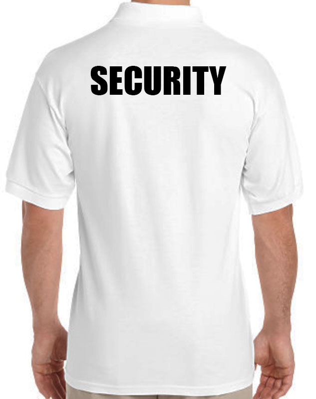 Custom-Security-Polo-Shirt back imprint