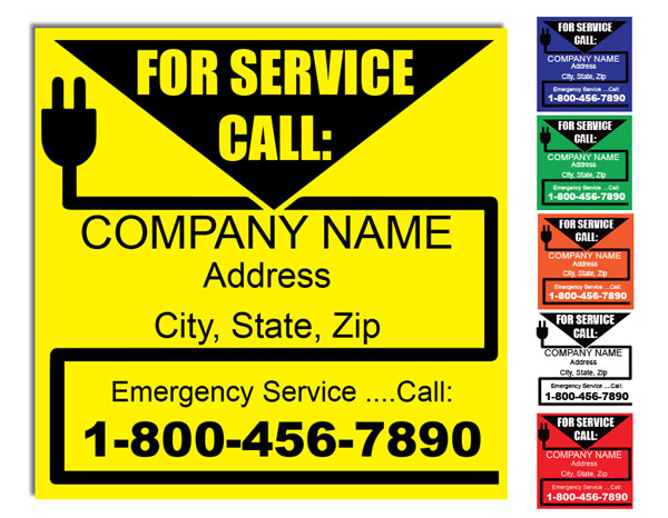 electrical-service-call-label