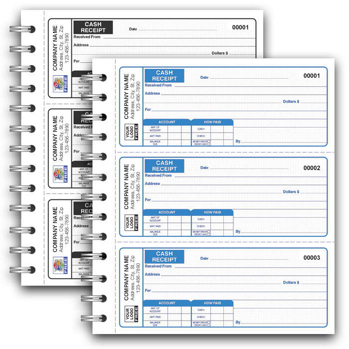 Flower Shop Cash Receipt Book