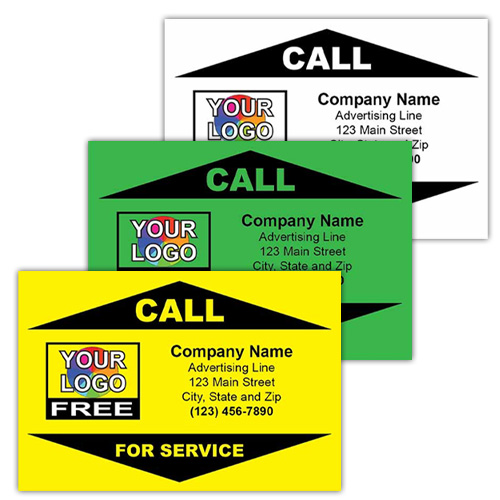 Electrical Company for service call Labels designs