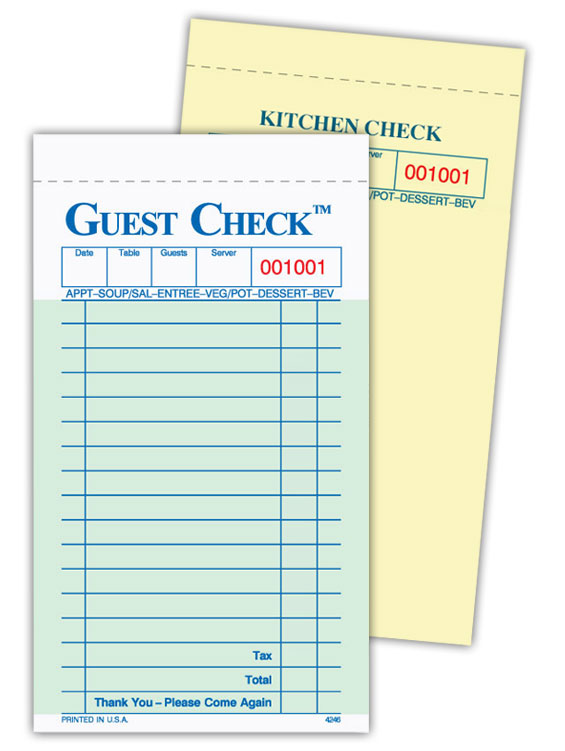 Guest Check