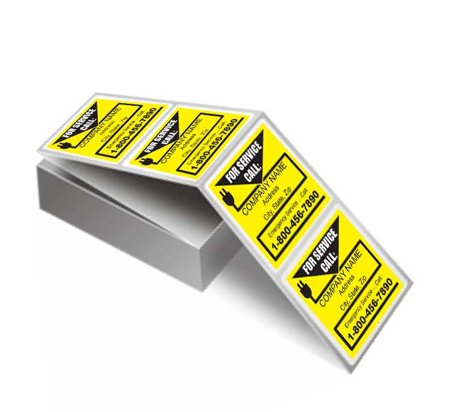 Electrical Business Label printing