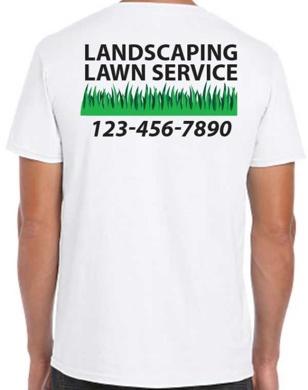 Full Color Landscaping Work TShirts