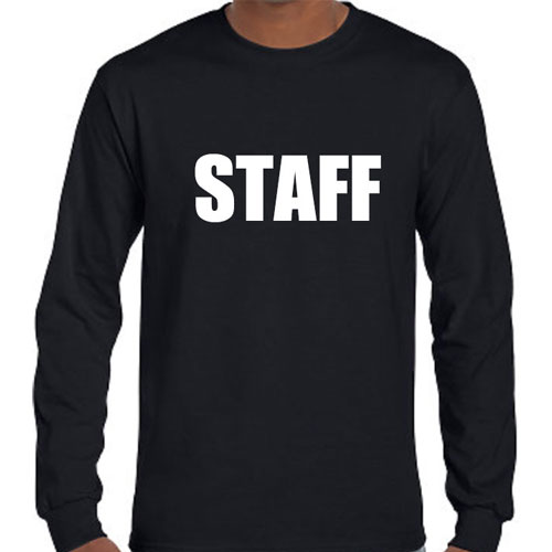 Staff T-shirts Long Sleeved