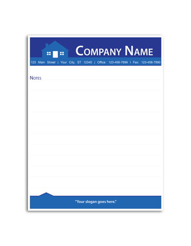 Custom Printed Realty Notepad - Small