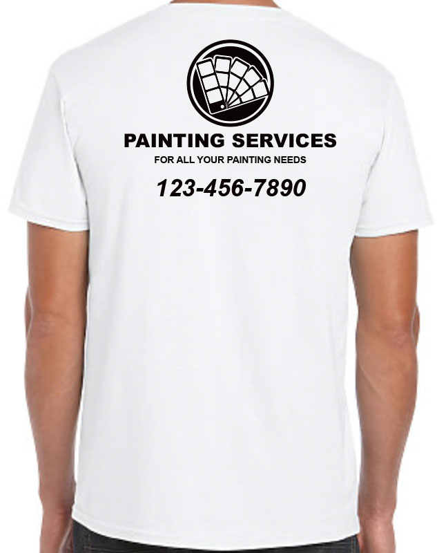 Painters Company Uniforms back imprint