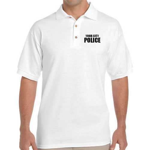 Custom police hot sale polo shirts