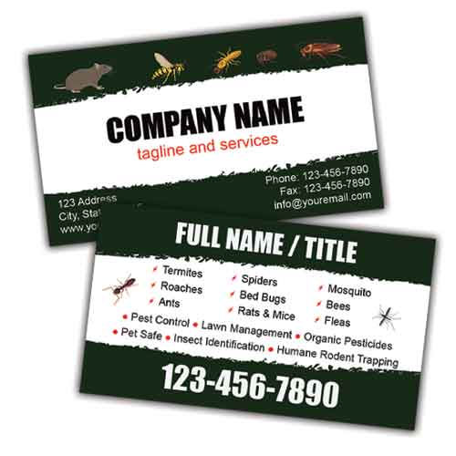 Pest Control Company Business Card