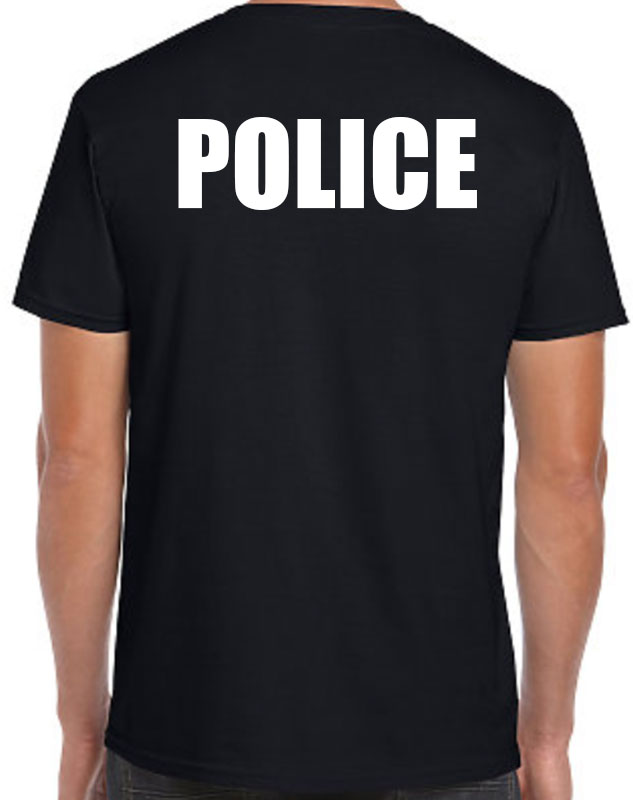 Police Uniform back imprint