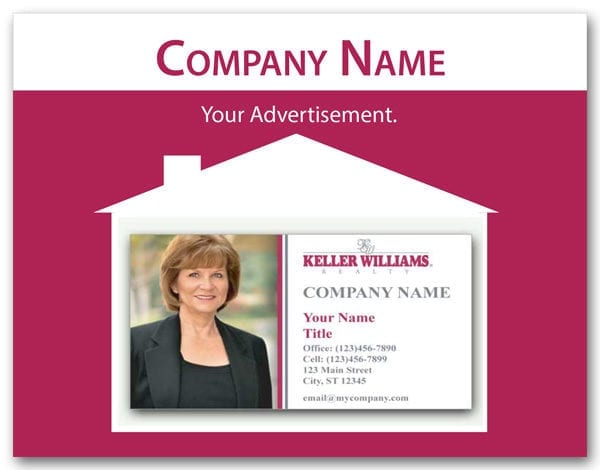 Realtor Business Card Window Label Printit4less