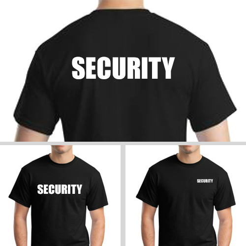 Security T-shirts Security T-shirts