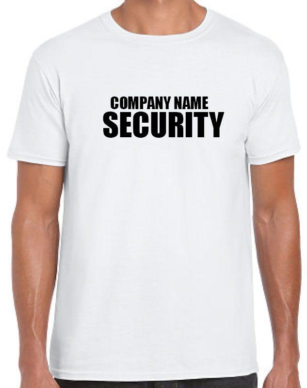 Custom-Security-T-shirt front left